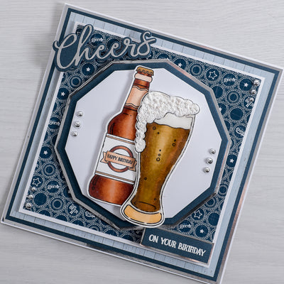 Cheers on your Birthday Cardmaking Project by Rebecca Houghton