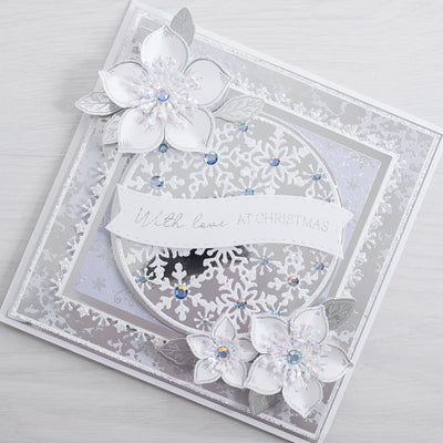 Icicle Circle Cardmaking Project by Glynis Bakewell