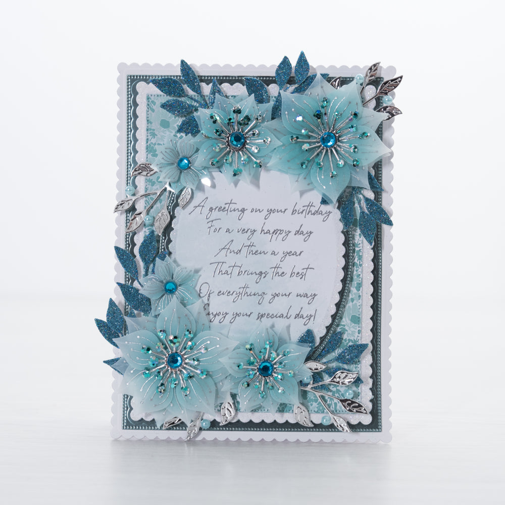 Happy Birthday Verse - 8x8" Dies and Folders Card Tutorial