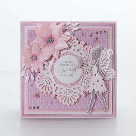 Pink Birthday Fairy - Chloe's Creative Cards Collection Issue 15 Magical Fairy Stamp and Die Set Card Tutorial