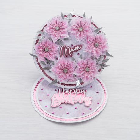 Mum - 8x8" Dies and Embossing Folders Card Tutorial