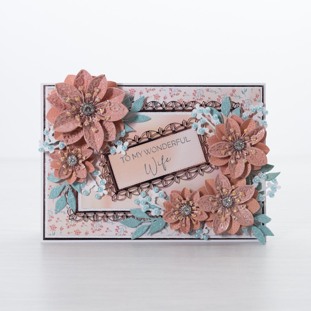 Wonderful Wife - 6x6" and 5x7" Decorative Dies Card Tutorial