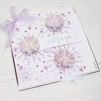 How to use our Flowerburst Elements and Rose Mallow Flower Stamp