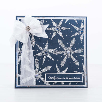 Dazzling Snowflakes - Frosty Christmas Card Tutorial