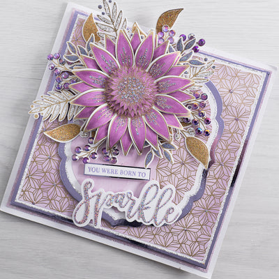 You were Born to Sparkle Cardmaking Project by Glynis Bakewell