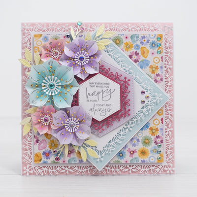 Birthday Happiness - Leafy Lace Collection Card Tutorial