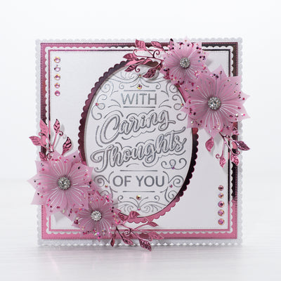 Caring Thoughts of You - Statement Sentiments Collection Card Tutorial