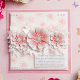 Chloe's Creative Cards 5x7 3D Embossing Folder - Flowers in Bloom