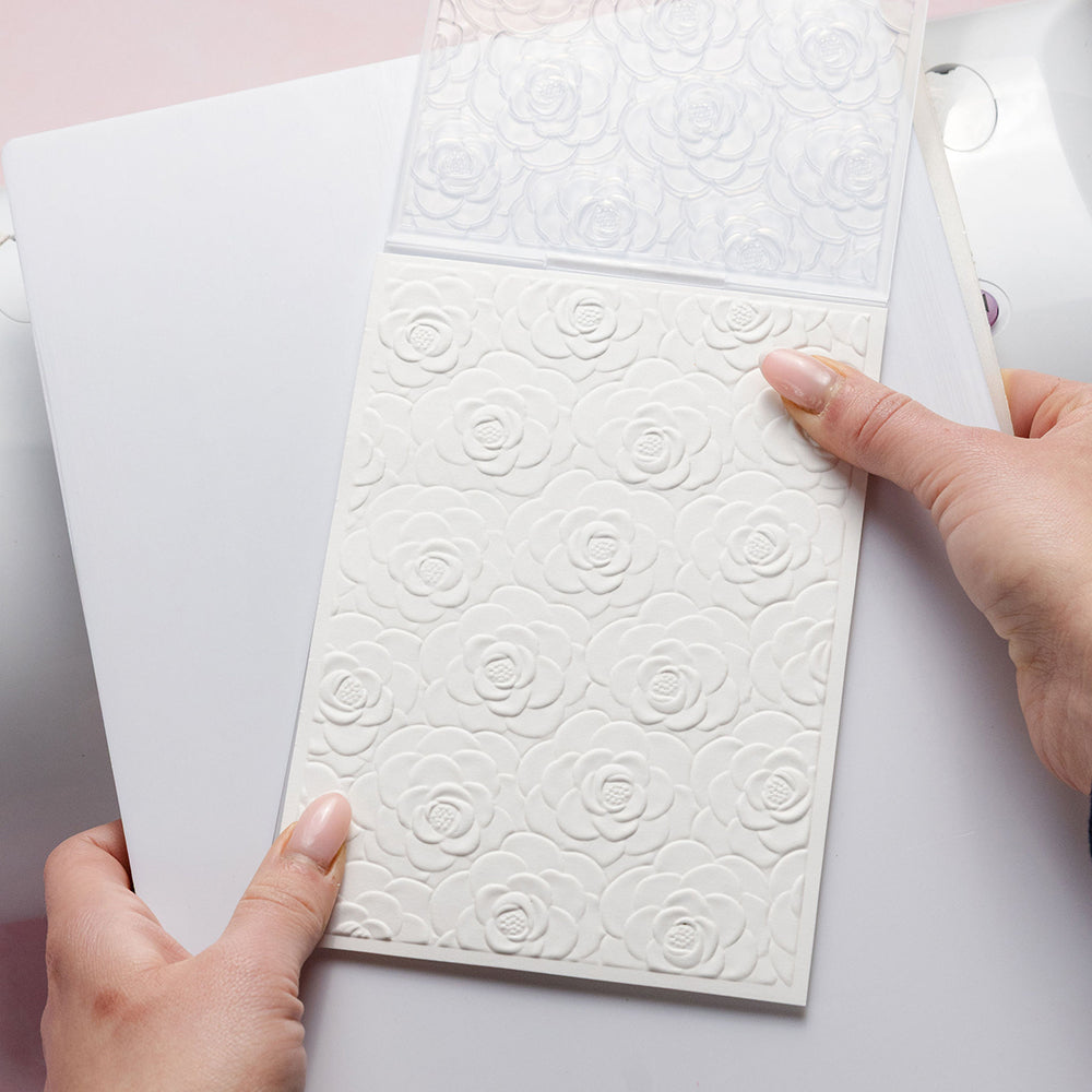 Chloe's Creative Cards 5x7 3D Embossing Folder - Flowers in Bloom