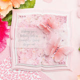 Chloe's Creative Cards Delightful Butterflies - 3D Embossing Folder, Die, Stamp & Vellum Bundle