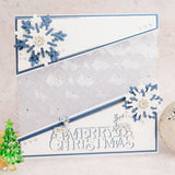 Chloe's Creative Cards - 8x8" 2D Embossing Folder - Snowflake Lattice