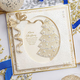 Chloe's Creative Cards - 8x8" 2D Embossing Folder - Starlit Star Background