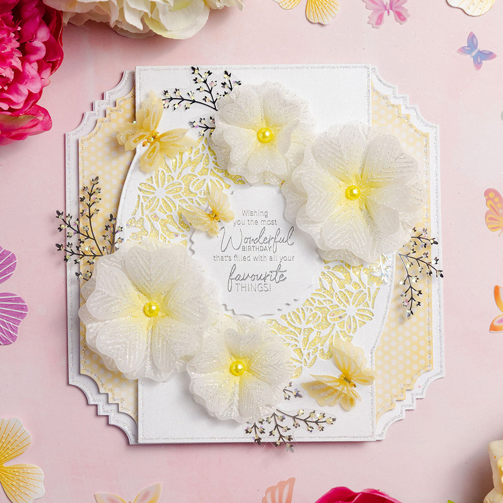 Chloes Creative Cards 5x7 Cut & Emboss Folder - Exquisite Flower