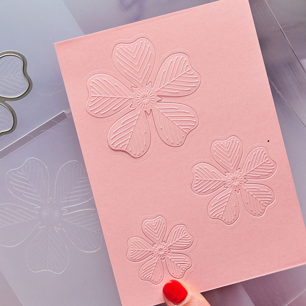 Chloes Creative Cards 5x7 Cut & Emboss Folder - Exquisite Flower