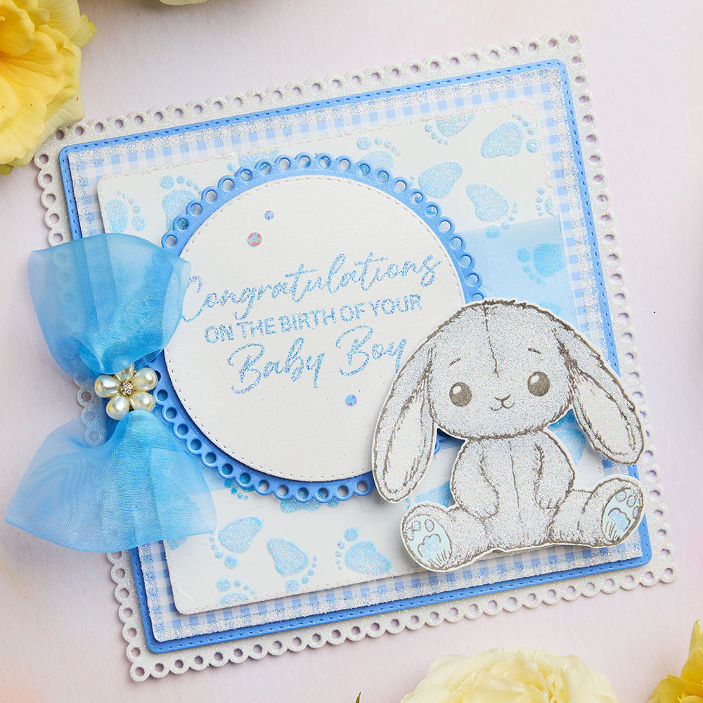 Chloe's Creative Cards Die & Stamp - Baby Collection Bunny