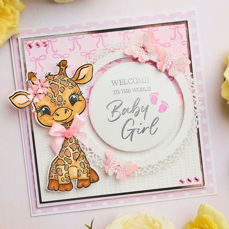Chloe's Creative Cards Die & Stamp - Baby Collection Giraffe