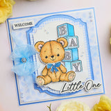 Chloe's Creative Cards Die & Stamp - Baby Collection Teddy