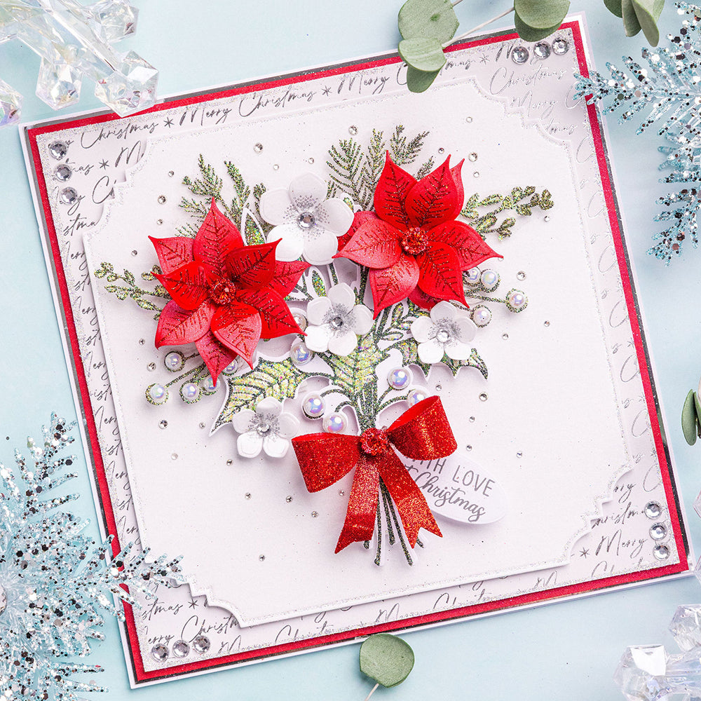 Chloe's Creative Cards Die & Stamp - Christmas Bouquet Builder
