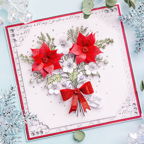 Chloe's Creative Cards Die & Stamp - Christmas Bouquet Builder