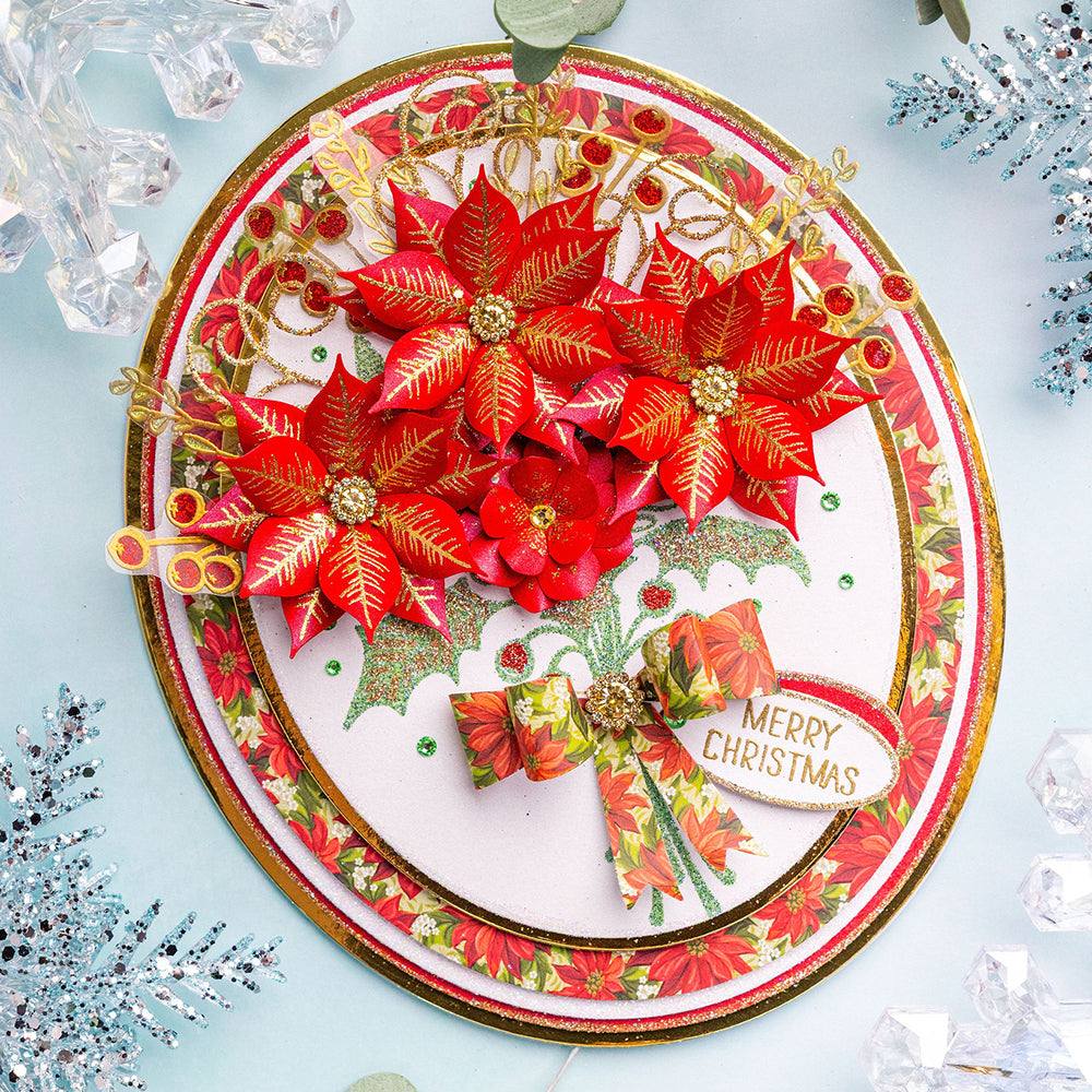 Chloe's Creative Cards Die & Stamp - Christmas Bouquet Builder