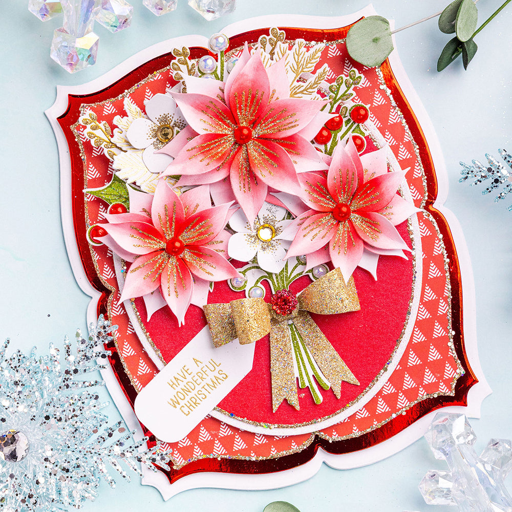 Chloe's Creative Cards Die & Stamp - Christmas Bouquet Builder