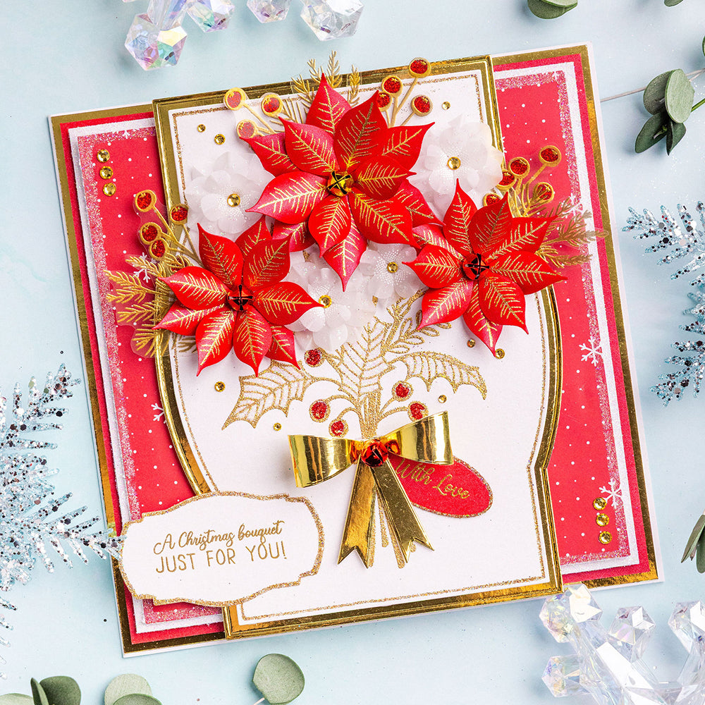 Chloe's Creative Cards Die & Stamp - Christmas Tiny Tag and Sentiments