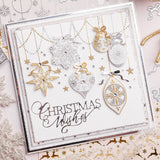 Chloe's Creative Cards Die & Stamp - Gilded Baubles