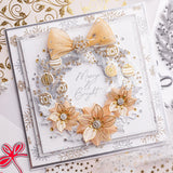 Chloe's Creative Cards Die & Stamp - Gilded Wreath