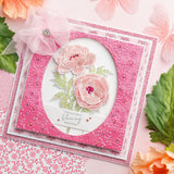 Chloe's Creative Cards Die & Stamp - Peony