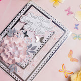 Chloe's Creative Cards Die & Stamp - Sentiment Sent with Caring Thoughts for You