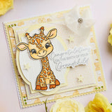Chloe's Creative Cards Die & Stamp - Baby Collection Sentiment Grandchild