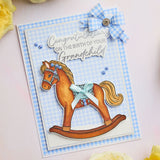 Chloe's Creative Cards Die & Stamp - Baby Collection Sentiment Grandchild