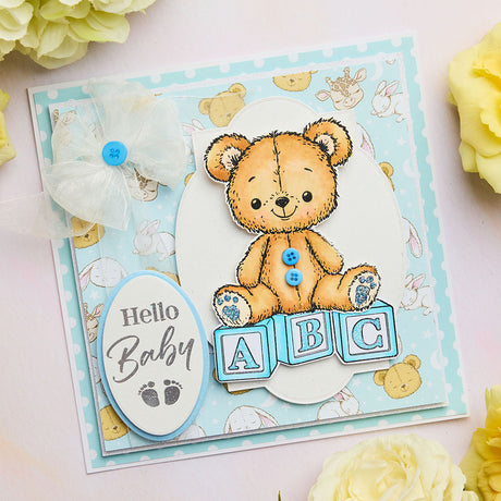 Chloe's Creative Cards Die & Stamp - Sentiment Builder Baby