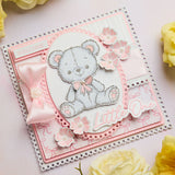 Chloe's Creative Cards Die & Stamp - Sentiment Builder Baby