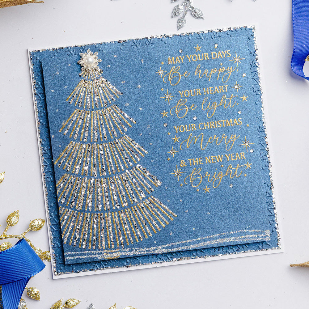 Chloe's Creative Cards Die & Stamp - Starlit Christmas Tree