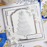 Chloe's Creative Cards Die & Stamp - Starlit Christmas Tree