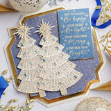 Chloe's Creative Cards Die & Stamp - Starlit Christmas Tree