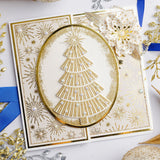 Chloe's Creative Cards Foiled Paper Pad (8 x 8) - Starlit Christmas