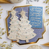 Chloe's Creative Cards Foiled Paper Pad (8 x 8) - Starlit Christmas