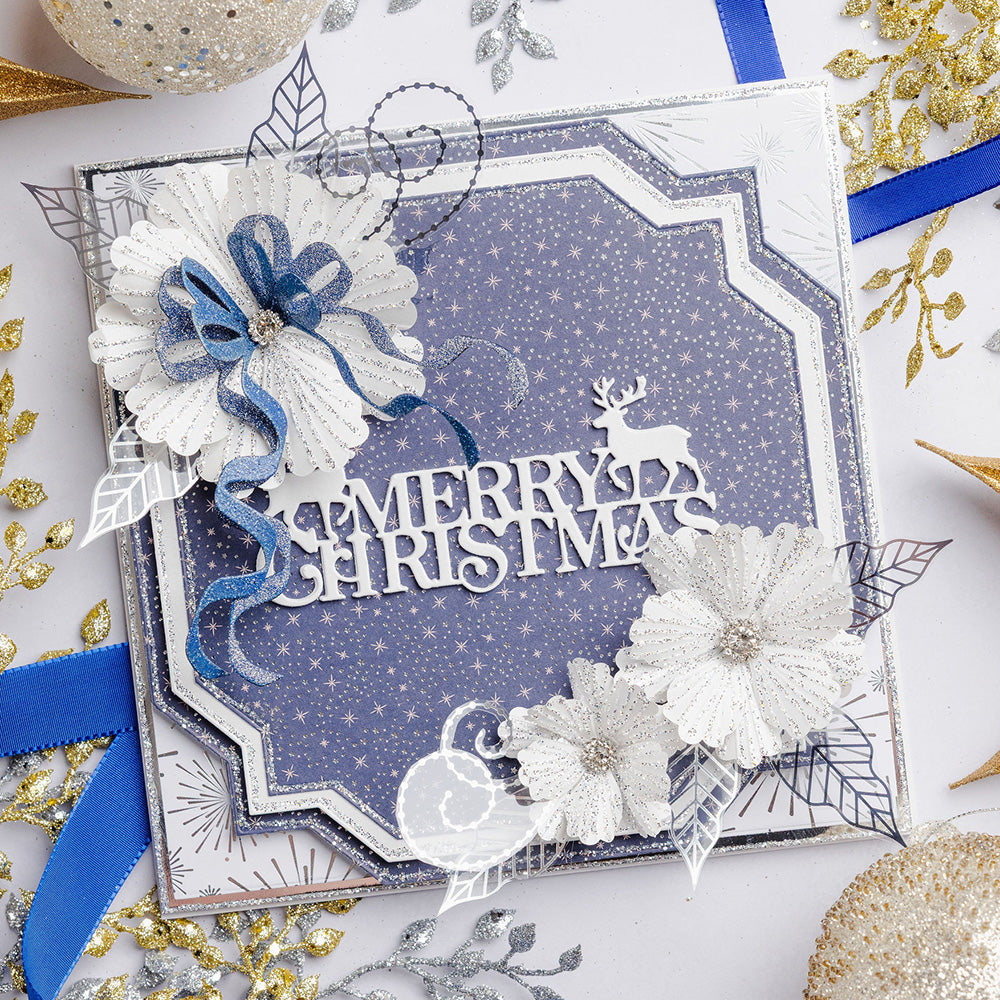 Chloe's Creative Cards Foiled Paper Pad (8 x 8) - Starlit Christmas