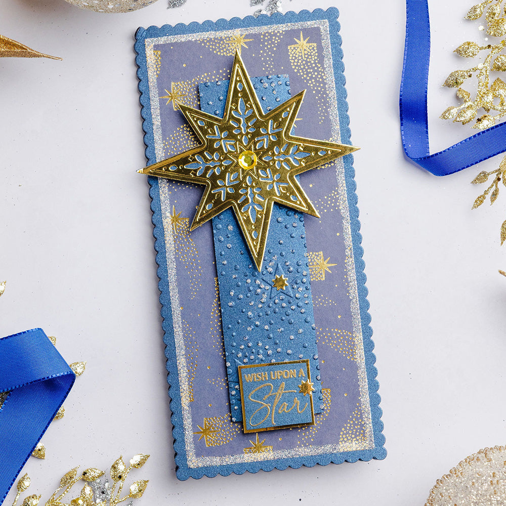Chloe's Creative Cards Foiled Paper Pad (8 x 8) - Starlit Christmas