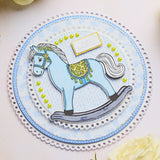 Chloes Creative Cards Metal Die Set - 8x8" Dainty Circles