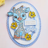 Chloes Creative Cards Metal Die Set - 8x8" Dainty Ovals