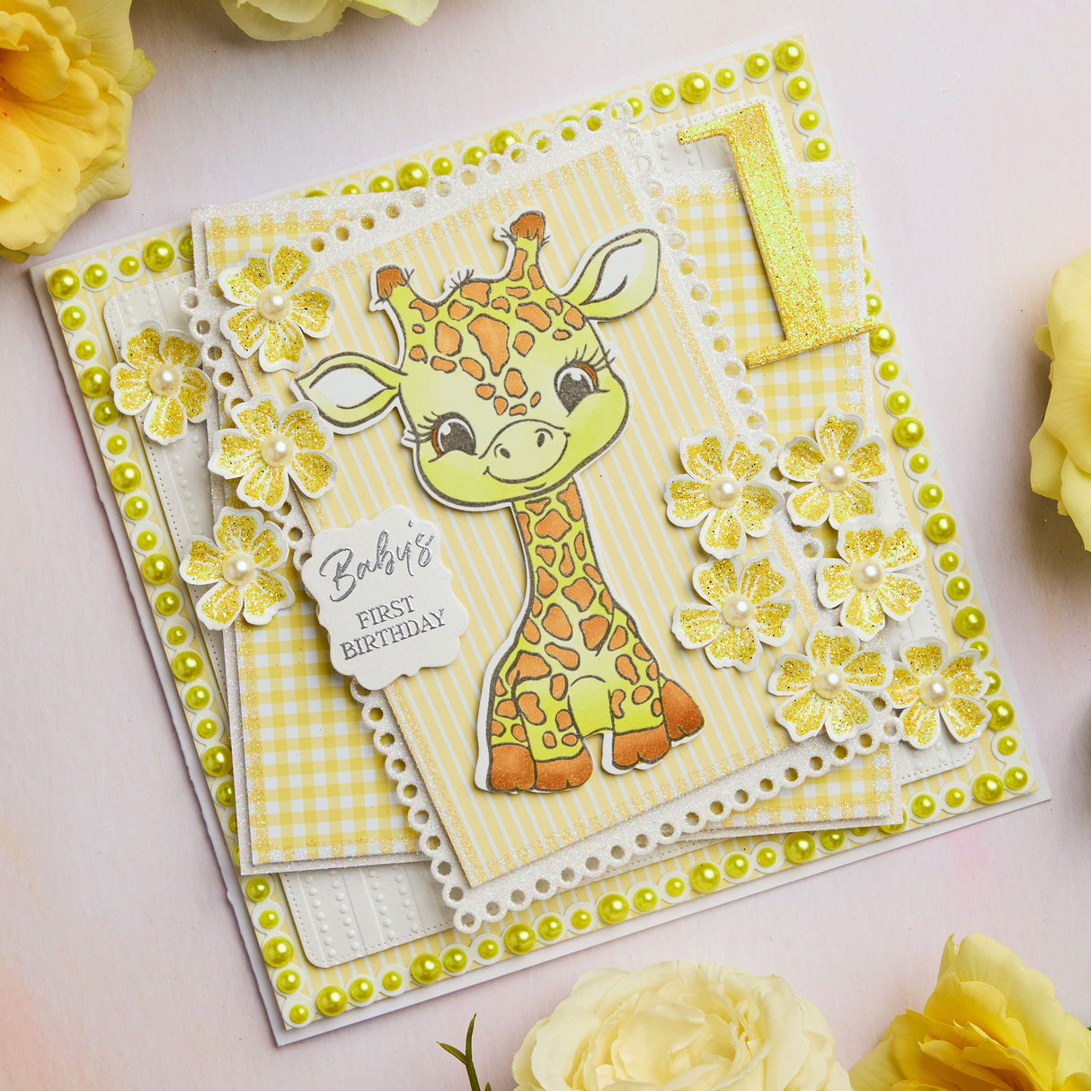 Chloes Creative Cards Metal Die Set - 8x8" Dainty Rectangles