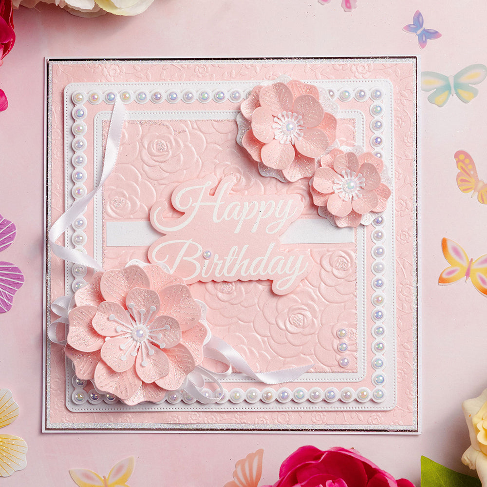 Chloes Creative Cards Metal Die Set –  8x8" Pearly Squares