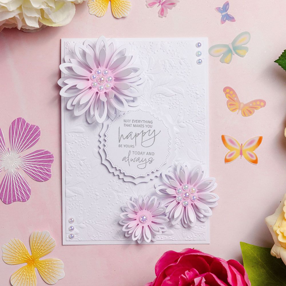 Chloes Creative Cards Metal Die Set –  Blossoming Flower
