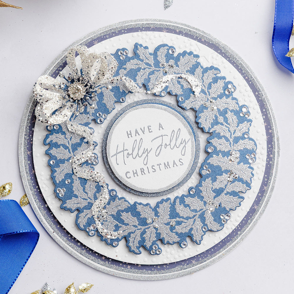 Chloe's Creative Cards Metal Die Set – Corner Ribbon Bow