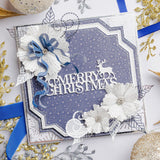 Chloe's Creative Cards Metal Die Set – Corner Ribbon Bow