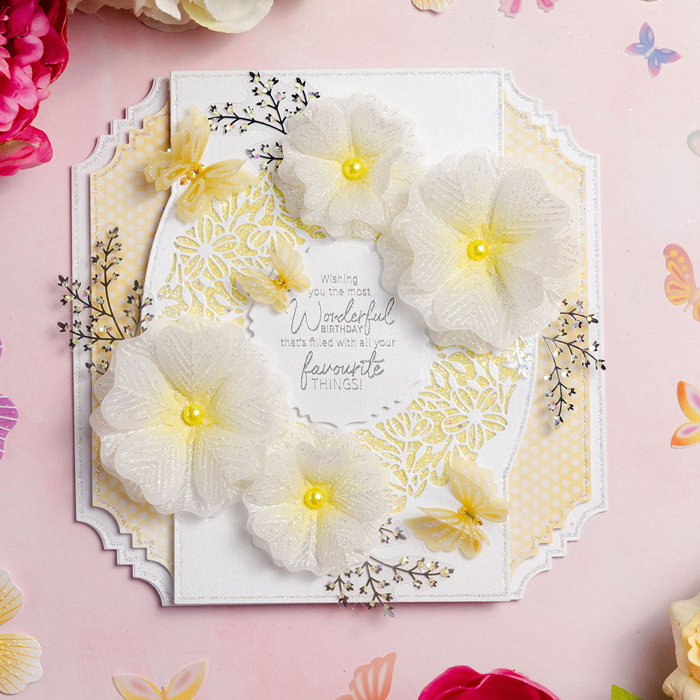 Chloe's Creative Cards Metal Die Set - 6x6 Exquisite Lace Circle