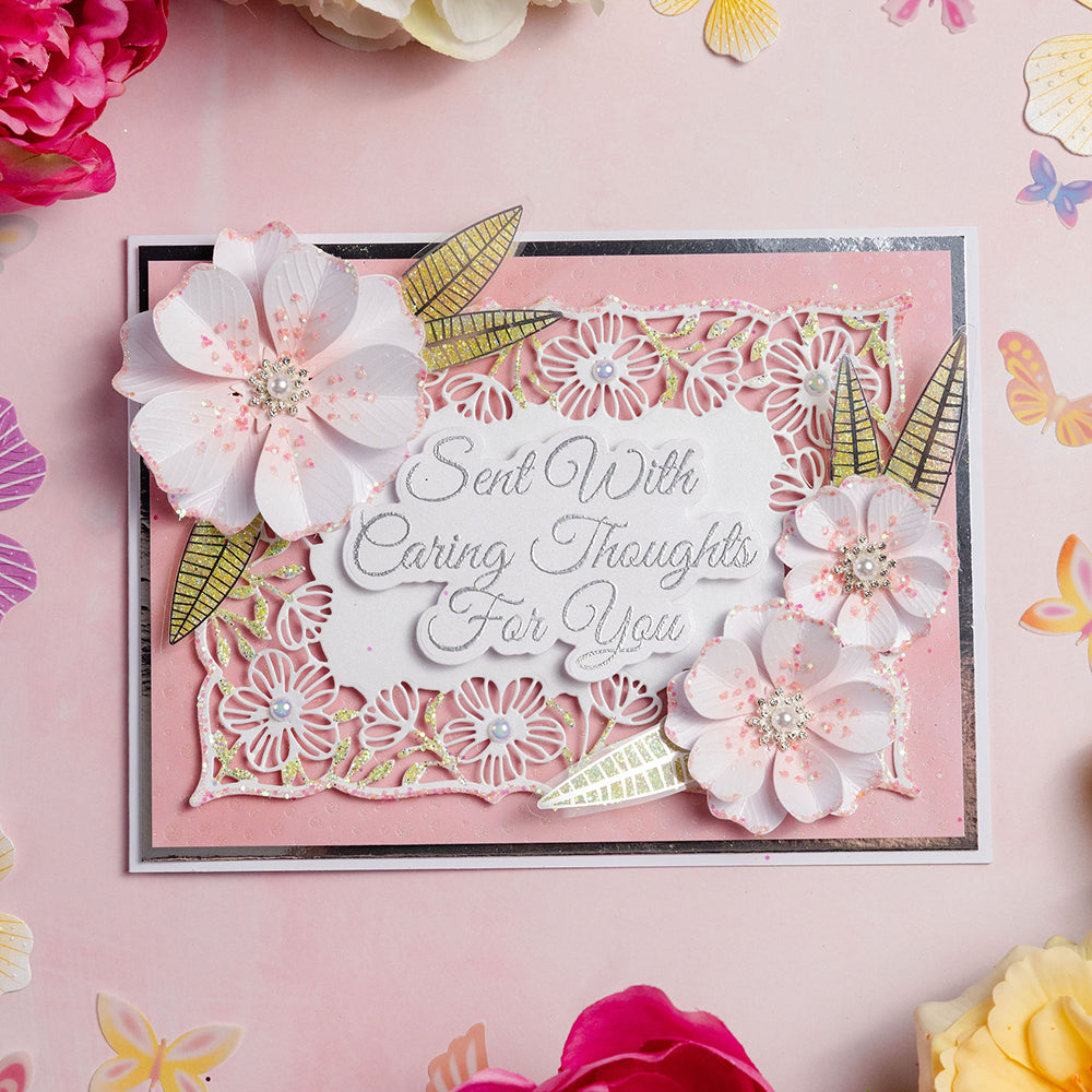 Chloe's Creative Cards Metal Die Set - 5x7 Exquisite Lace Rectangle